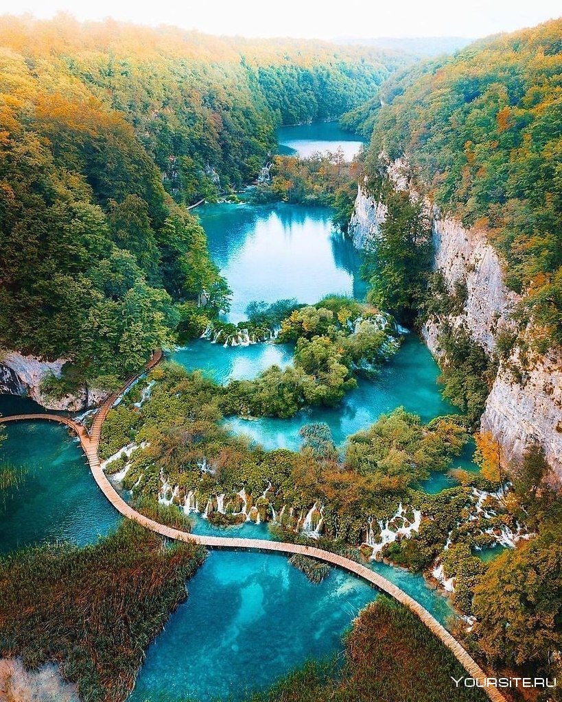 Ожерелье Плитвицких озер Хорватия