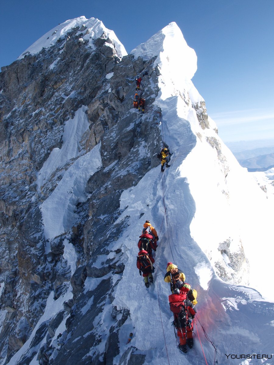 Альпинисты в Альпах