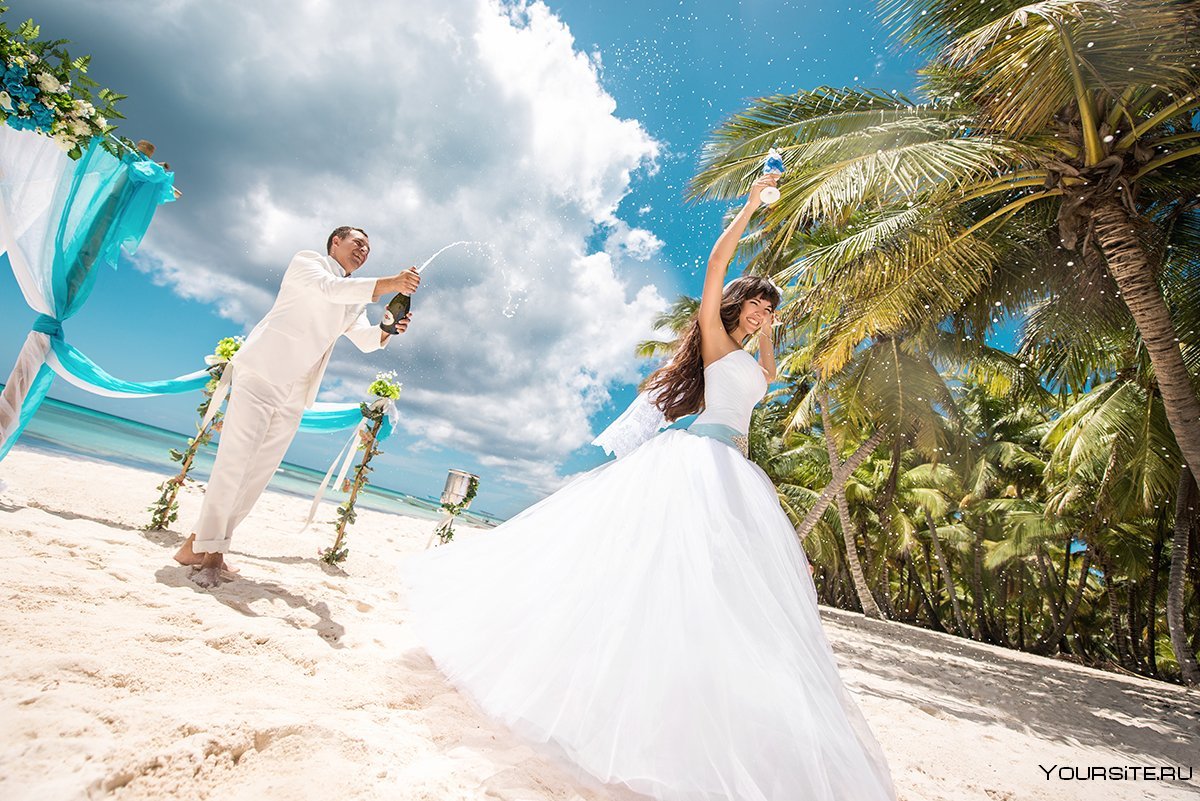Свадьба на тропическом острове