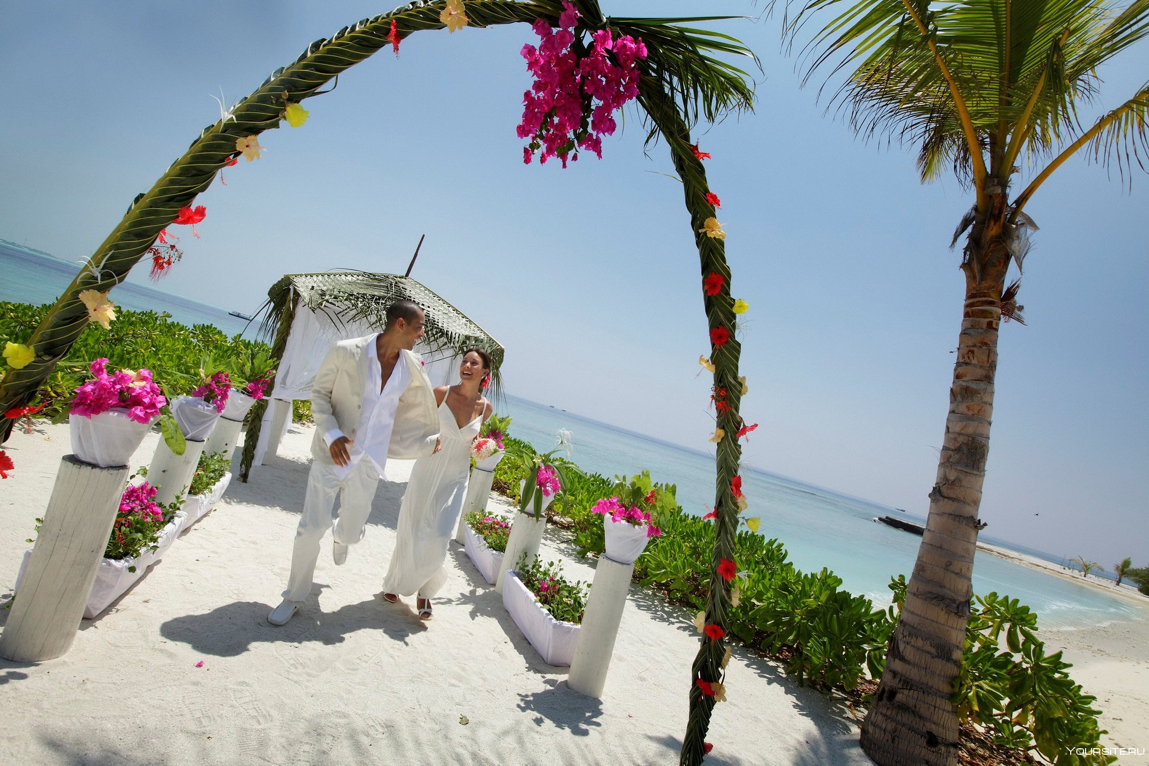 Символическая Свадебная церемония на Мальдивах