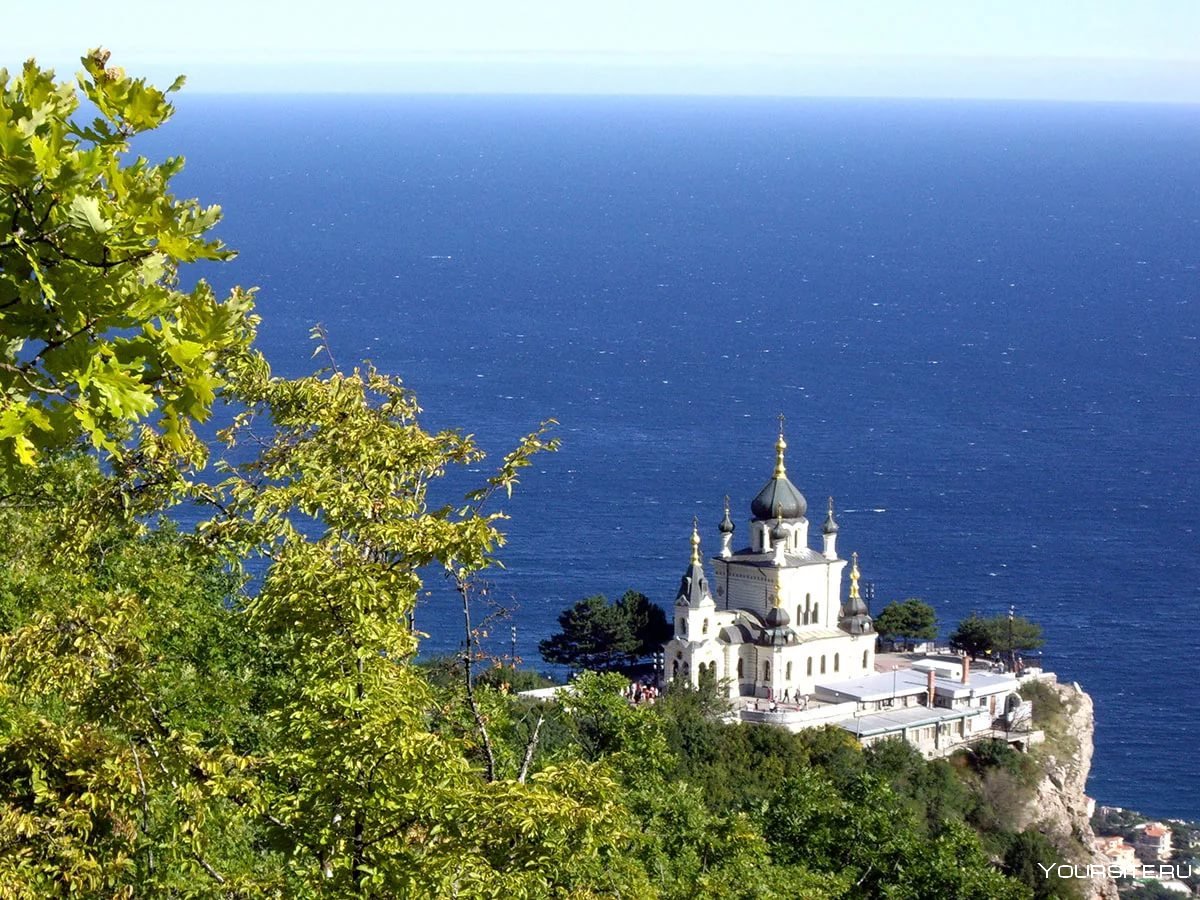 Крым Форосский храм Воскресения