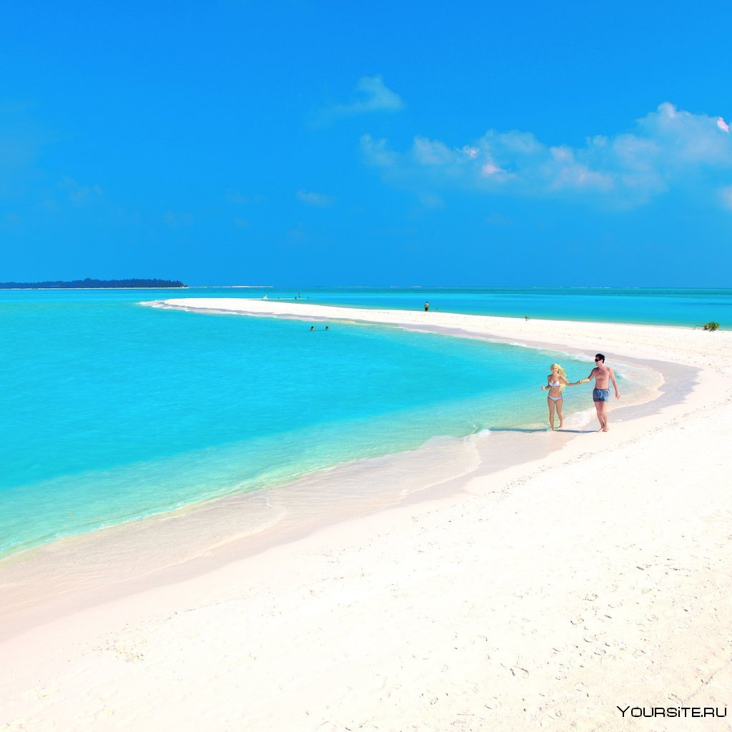 Пляж Карон Мальдивы