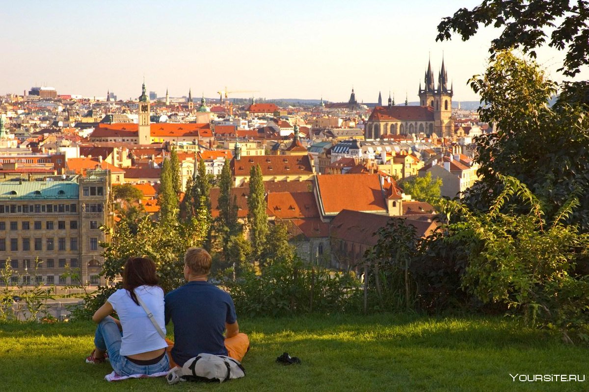 Прага Чехия парк