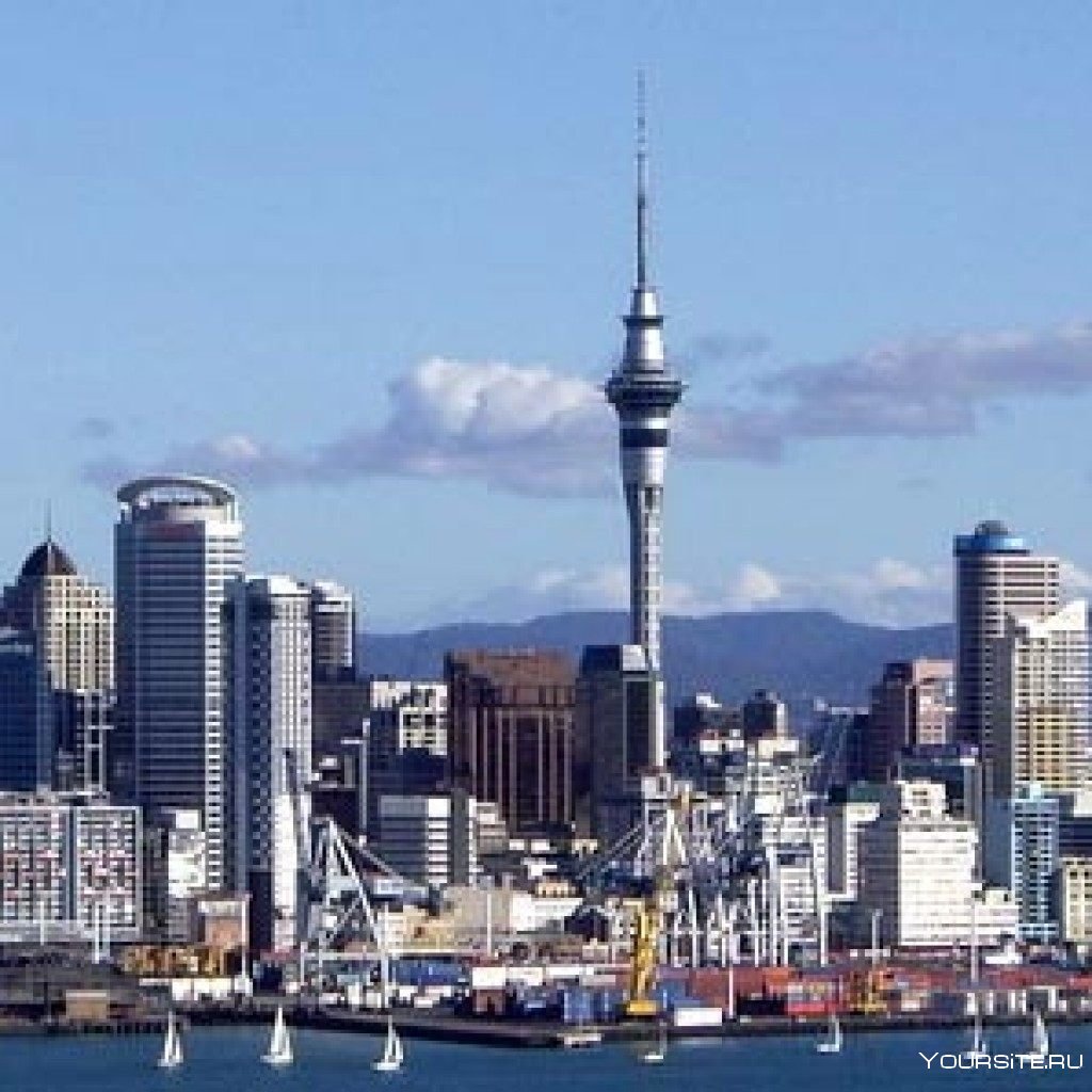Город Окленд новая Зеландия