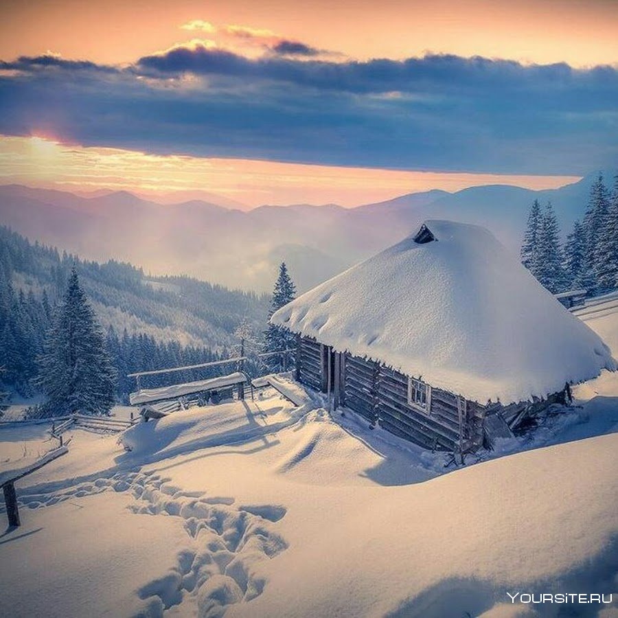Карпаты Украина зима