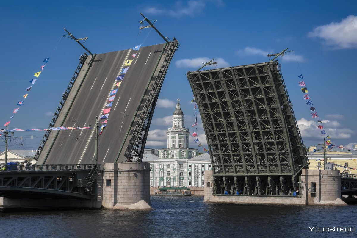 Нева Дворцовый мост