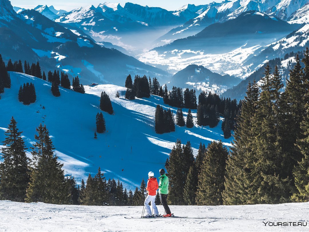 Швейцария горнолыжные курорты Gstaad