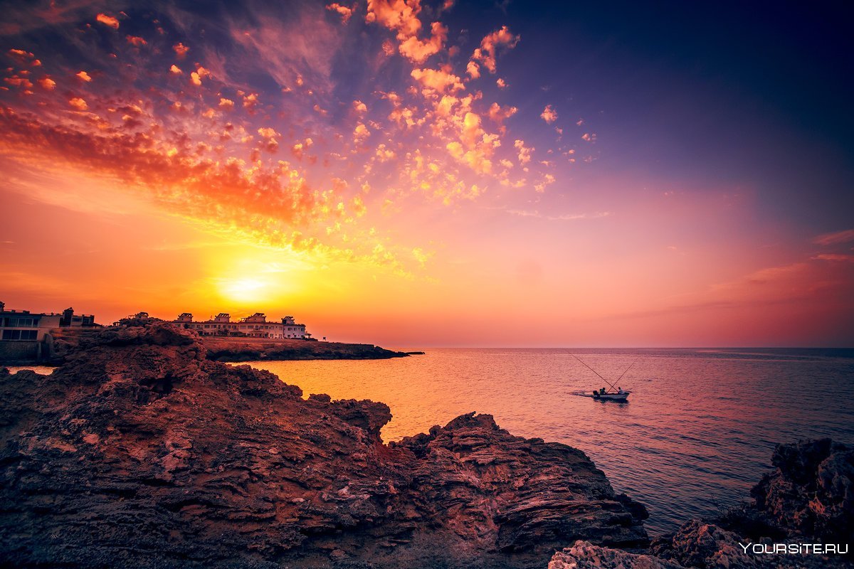 Пафос Кипр закаты