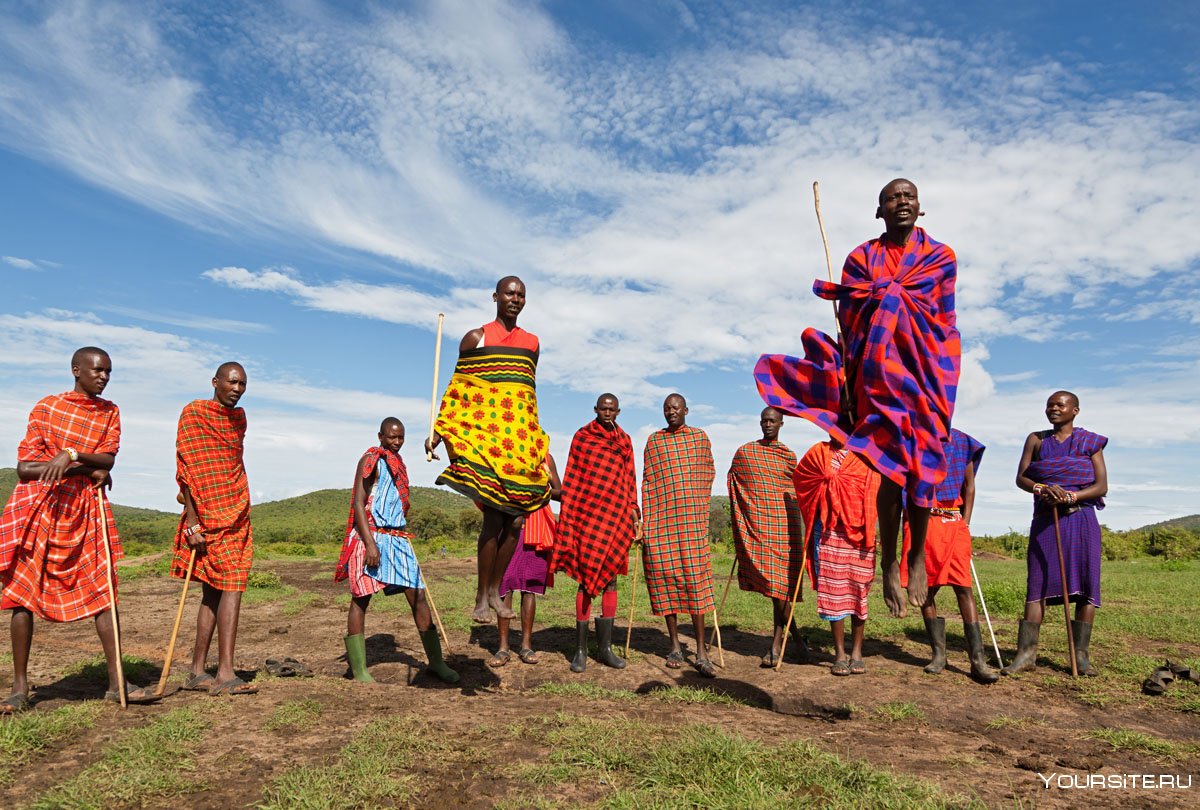 Масаи Мара племя Кения