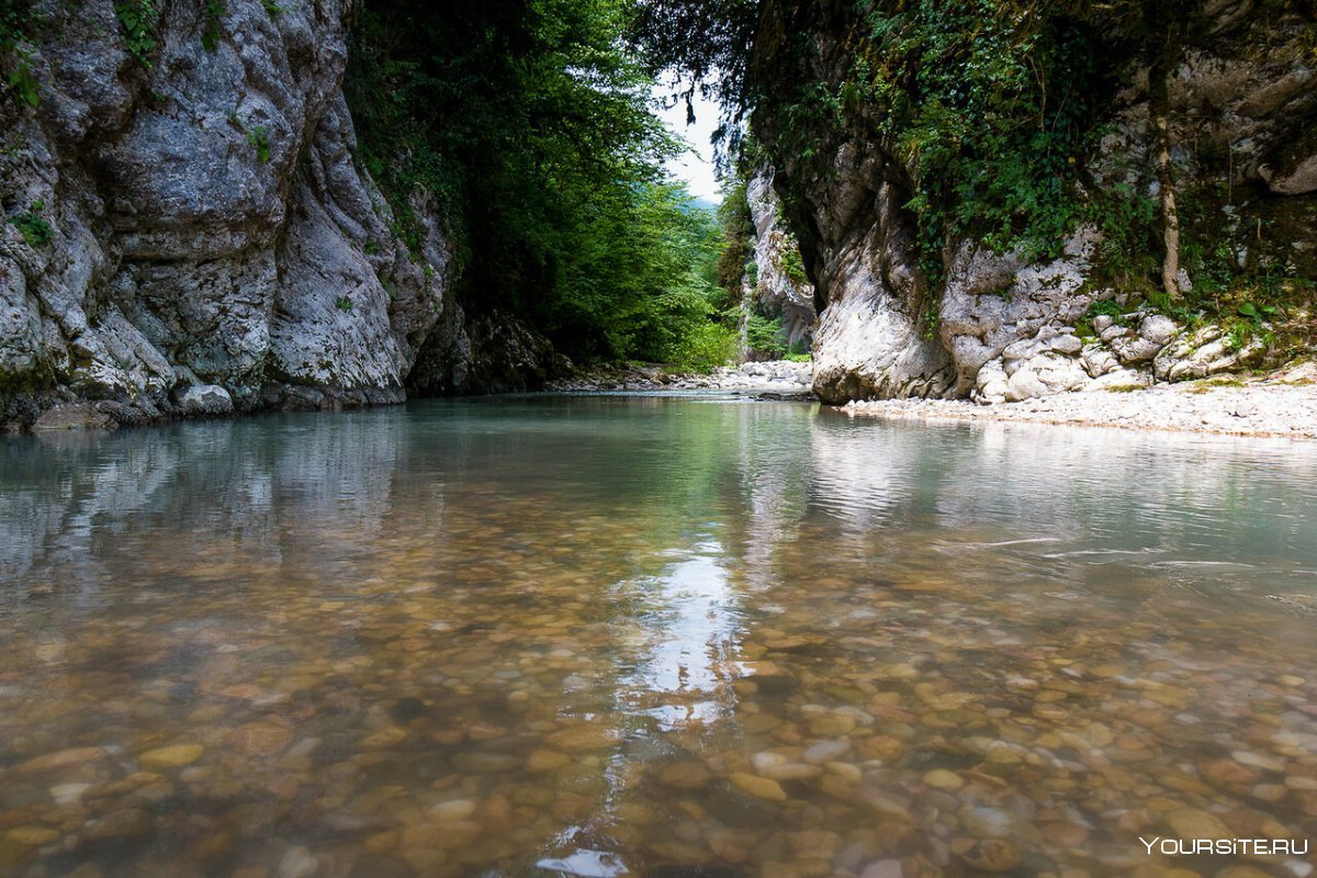 Абхазия Цандрипш каньон Хашупсе