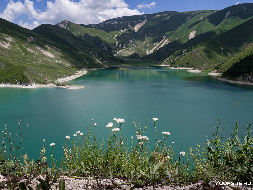 Озеро в Чечне Кезеной