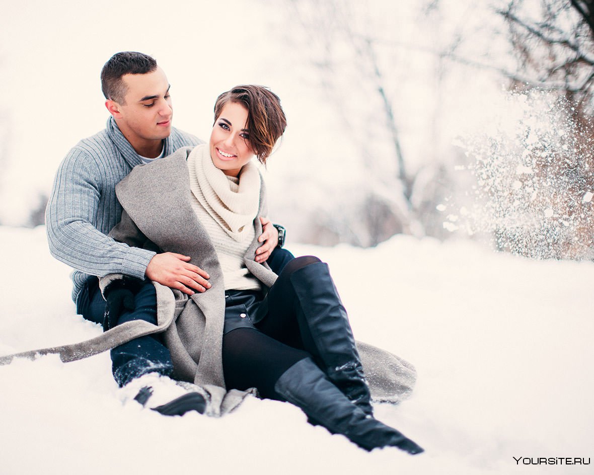 Совместная зимняя фотосессия