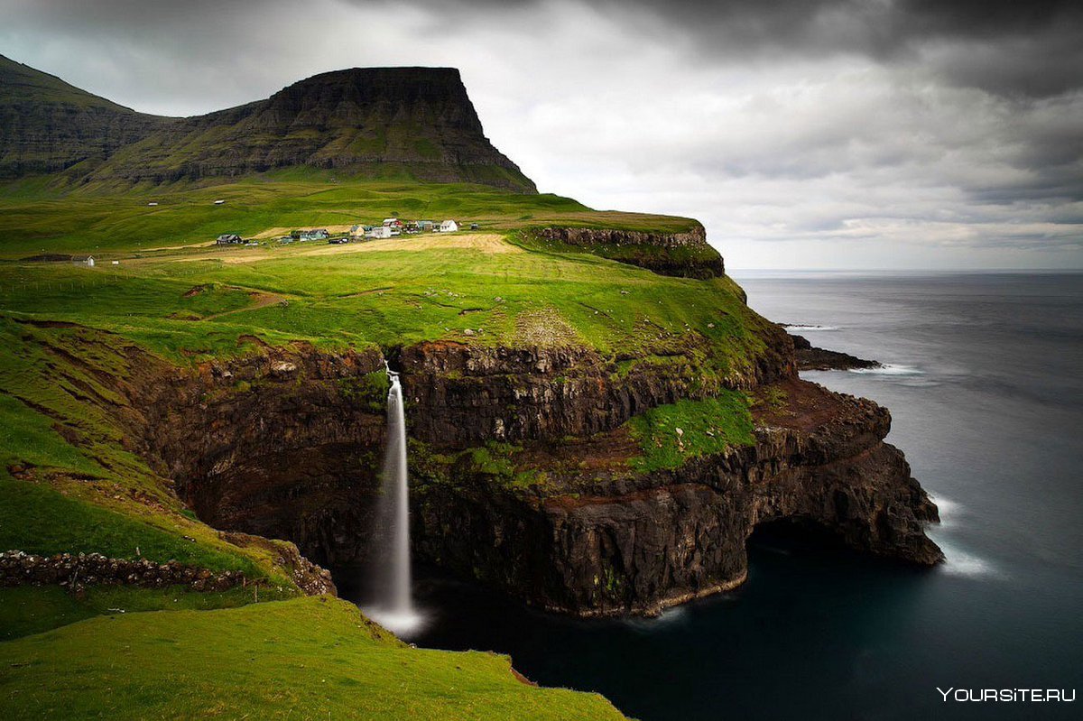 Туризм Исландии водопад
