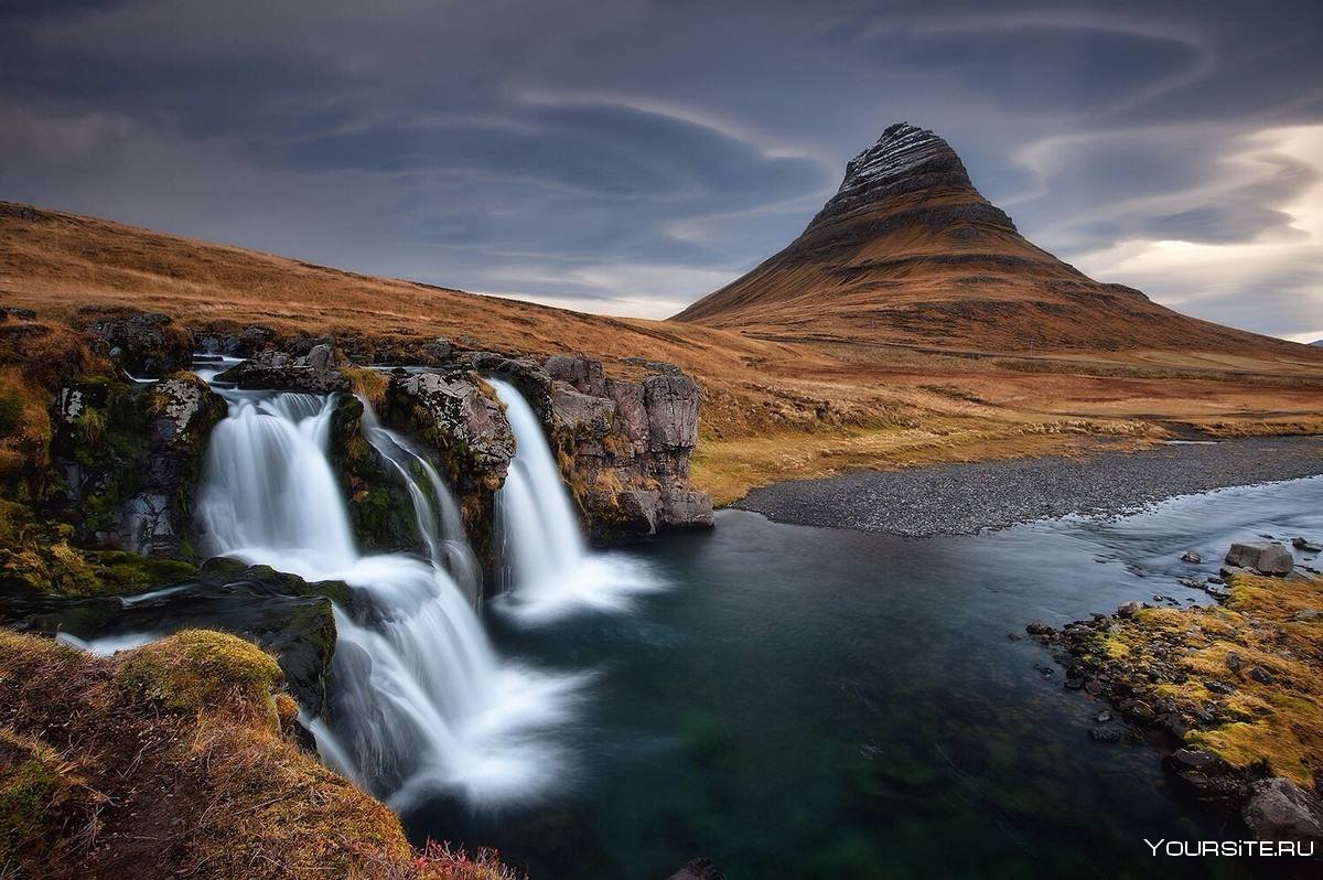Водопад Kirkjufellsfoss Исландия