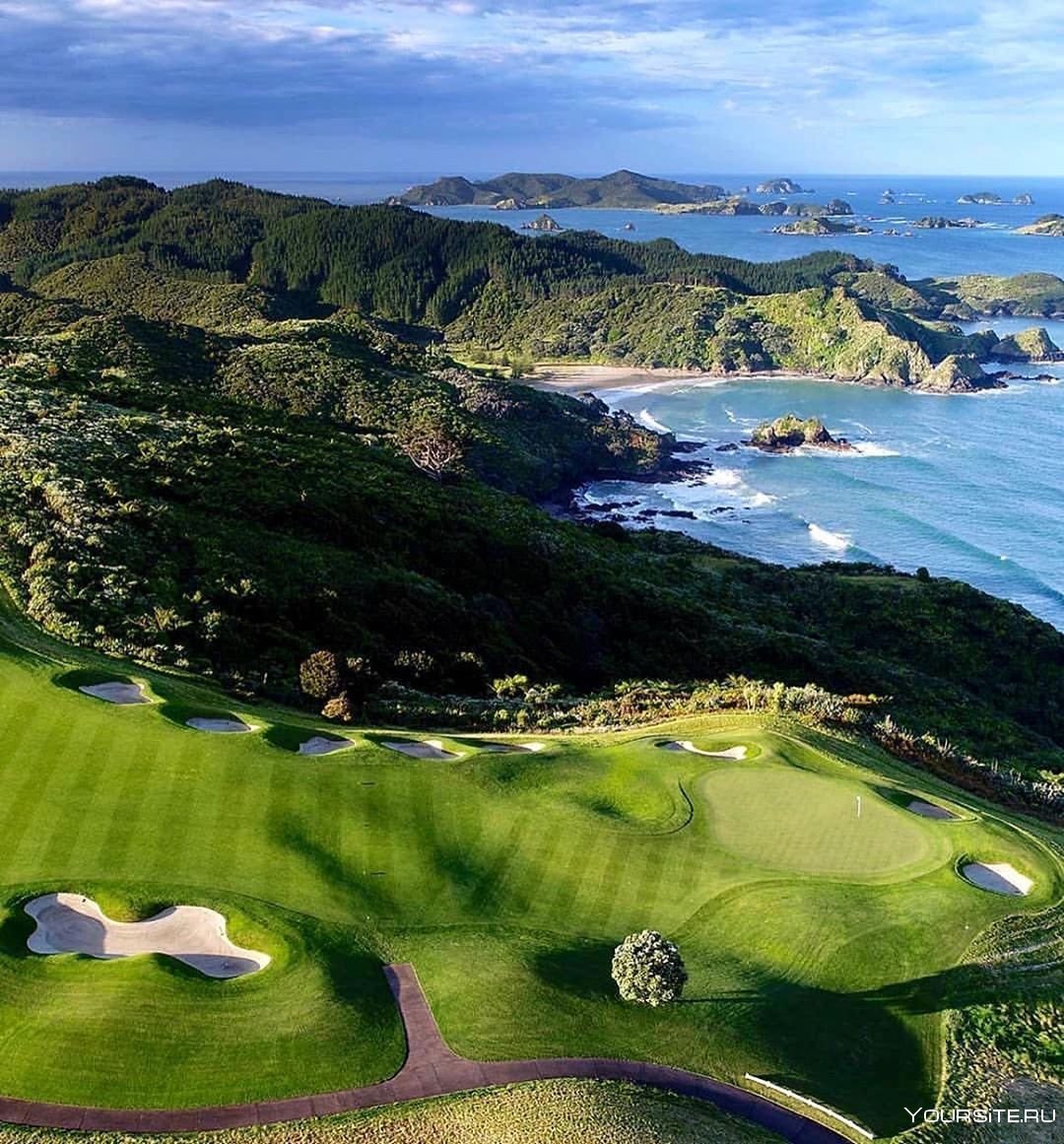 Kauri Cliffs новая Зеландия