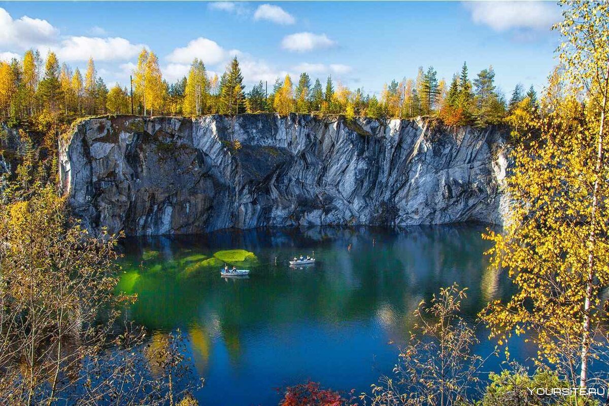 Карелия Рускеала осень