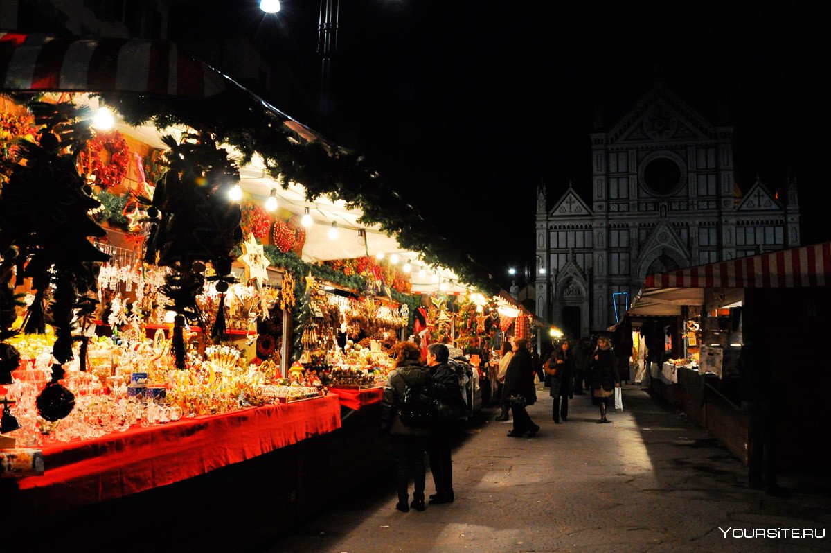 Рождественская ярмарка в Тренто Италия