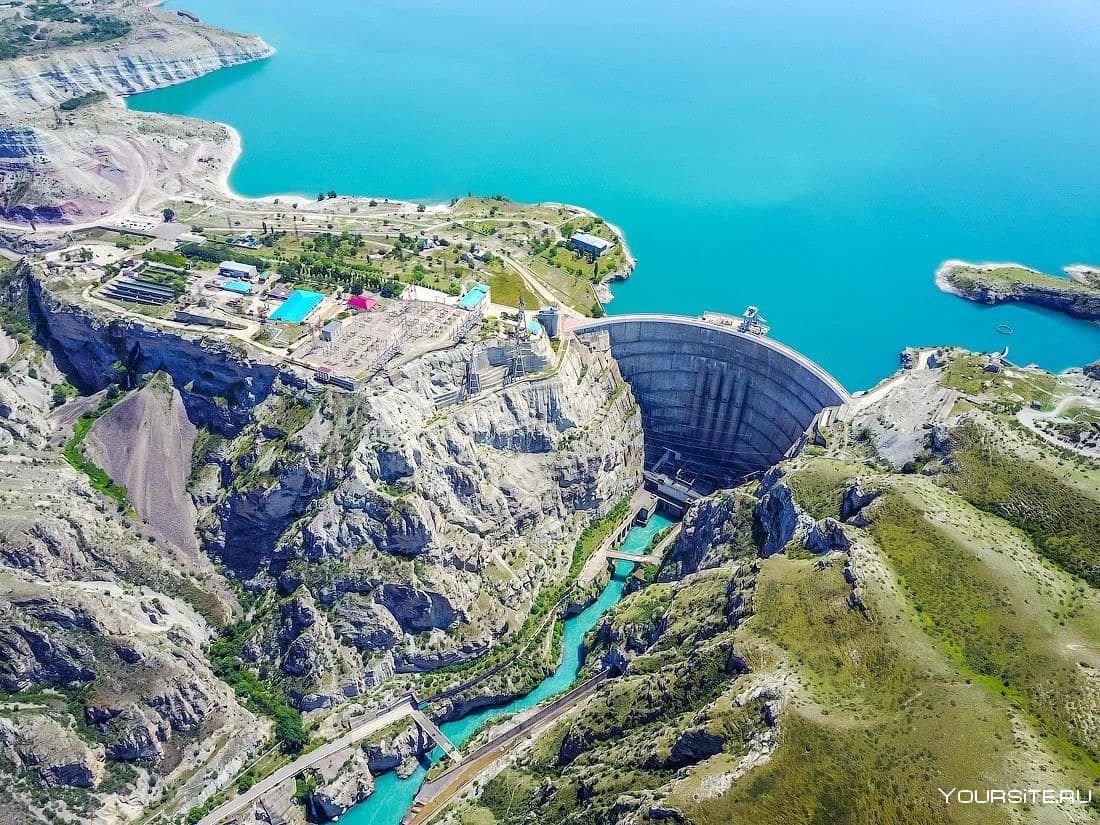 Чиркей ГЭС В Дагестане