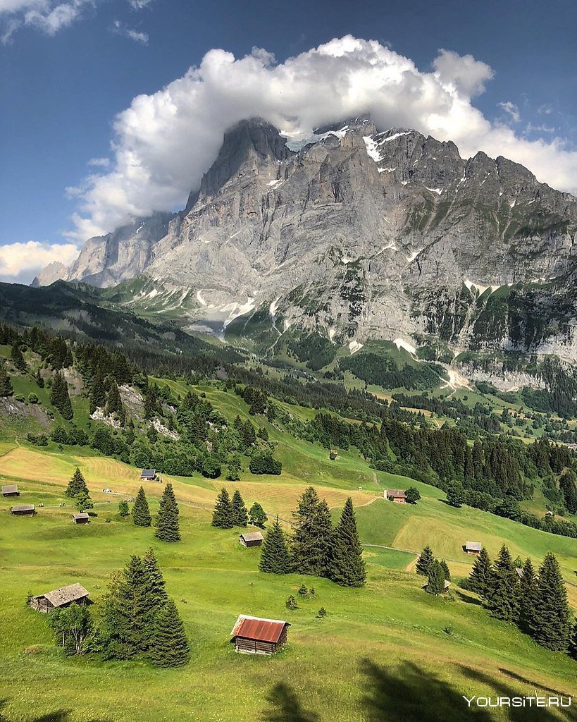 Альпийские деревни в Швейцарии