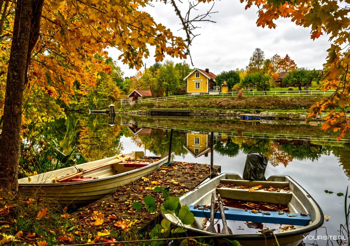 Швеция провинция осень