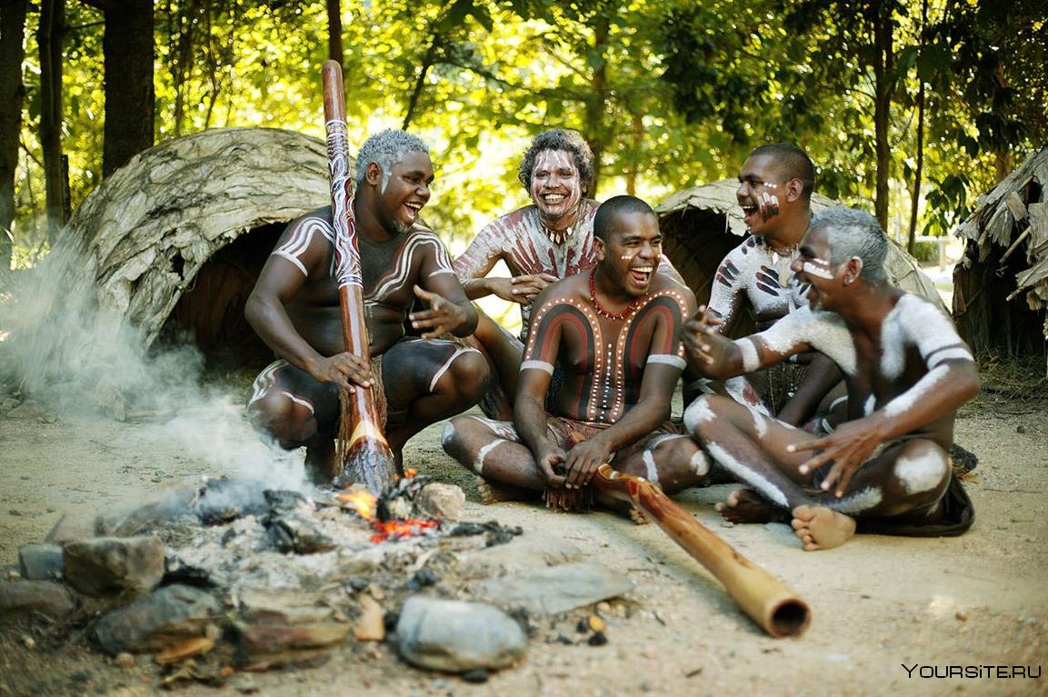 Плоскоголовые аборигены Австралии