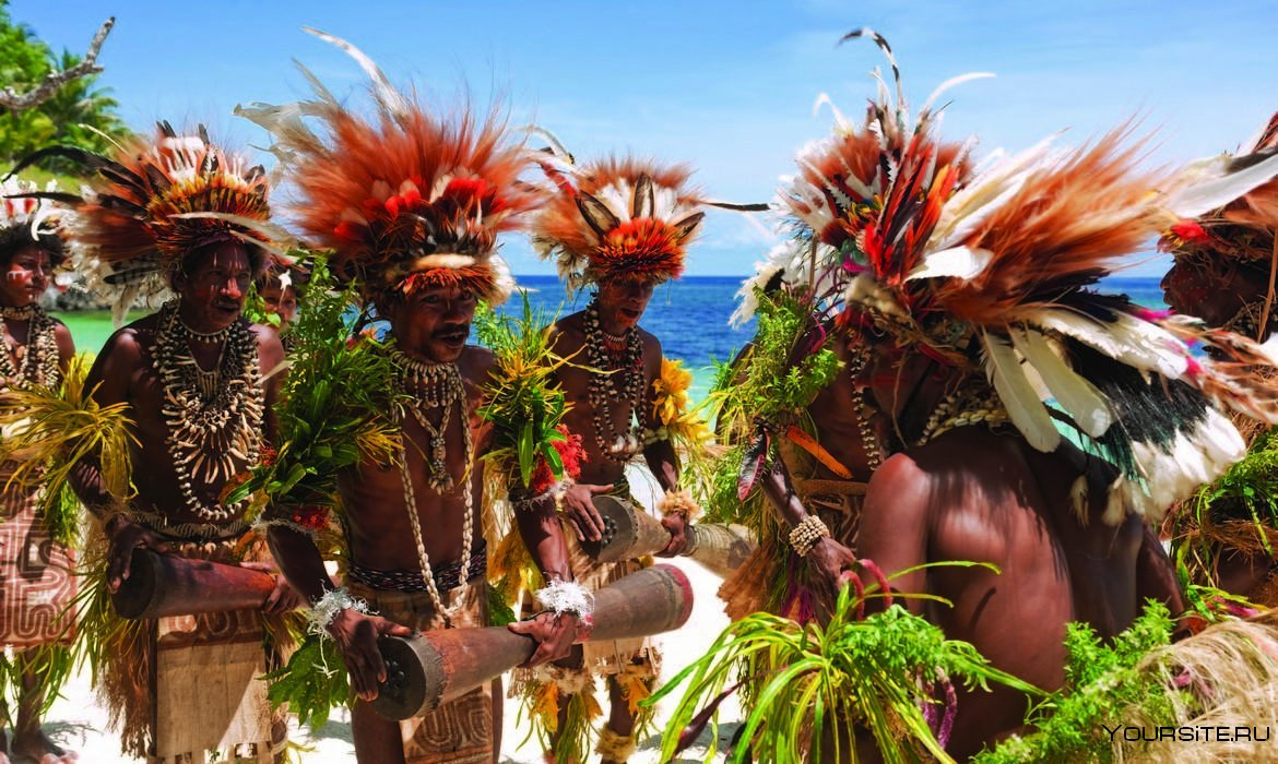 Остров новая Гвинея Папуасы