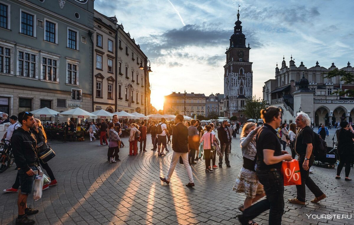 Польша Краков население