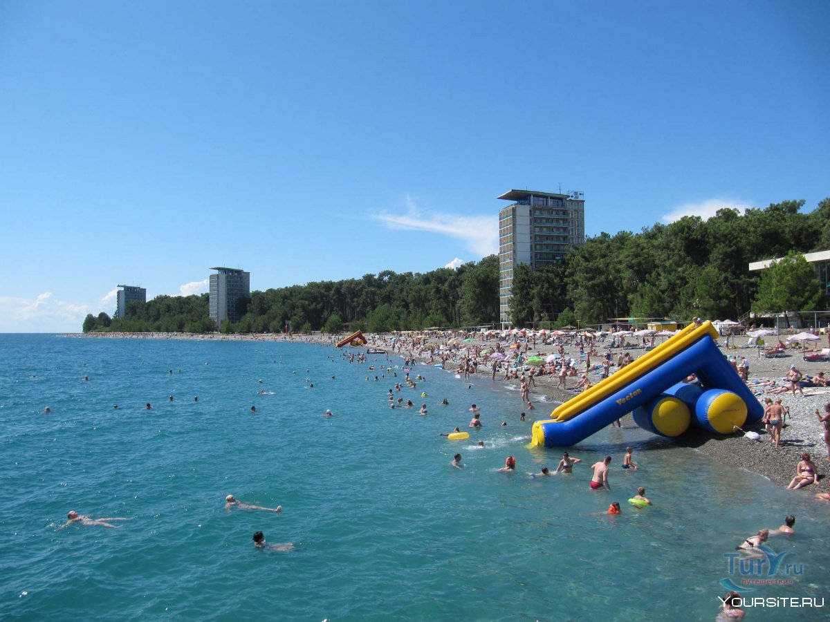 Море Абхазия Пицунда