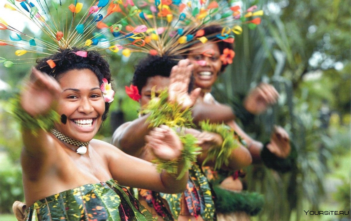 Жители острова Фиджи