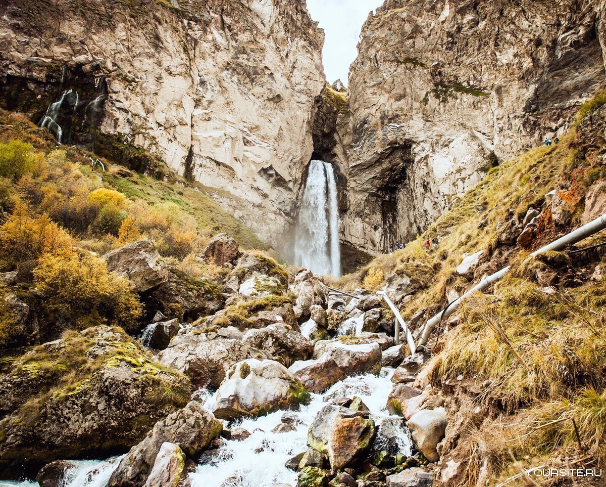 Водопад Джилы Су Приэльбрусье