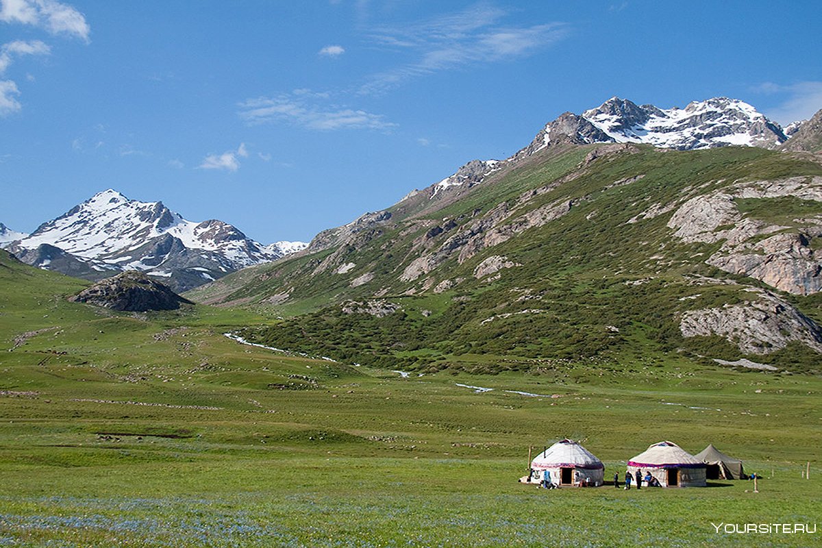 Кыргызстан горы джайлоо