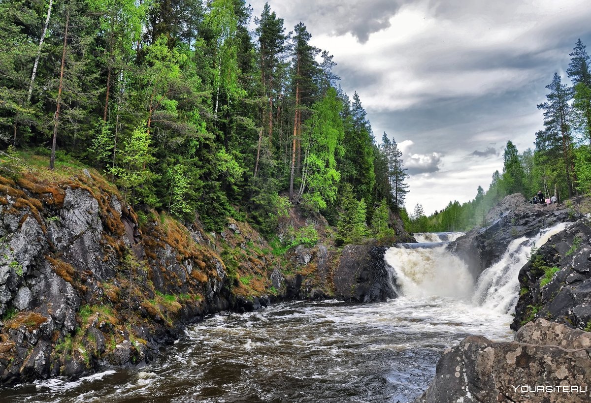 Петрозаводск водопад Кивач