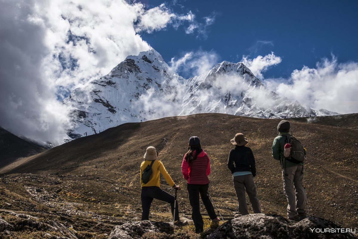 Базовый лагерь на Эвересте Sagarmatha Непал