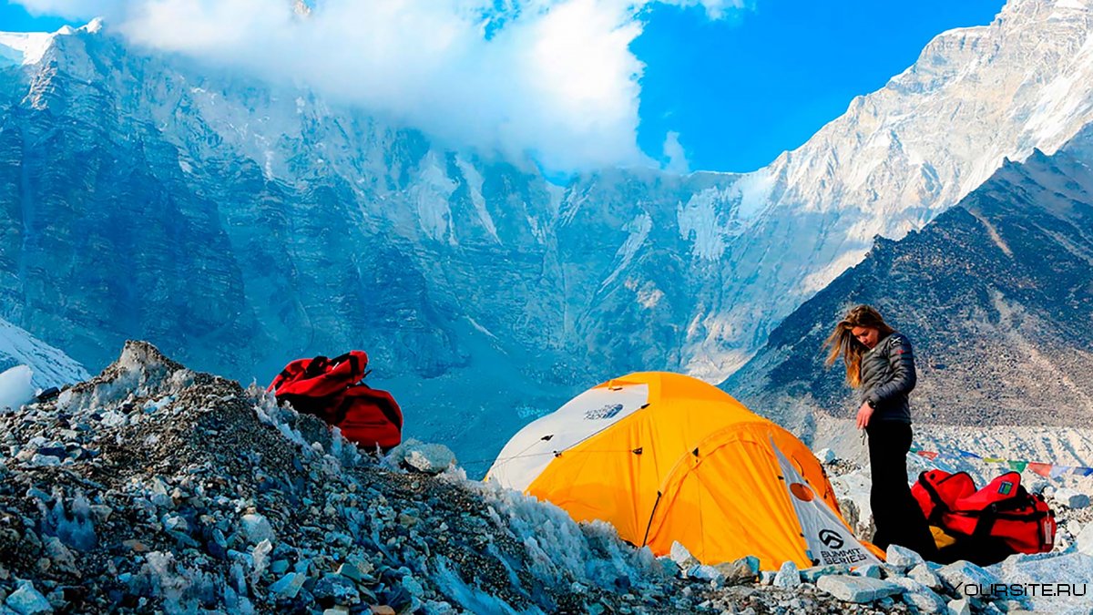 Непал Эверест восхождение до базового лагеря