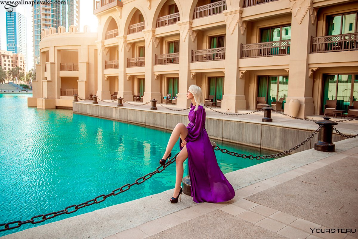 Блондинка в Дубае