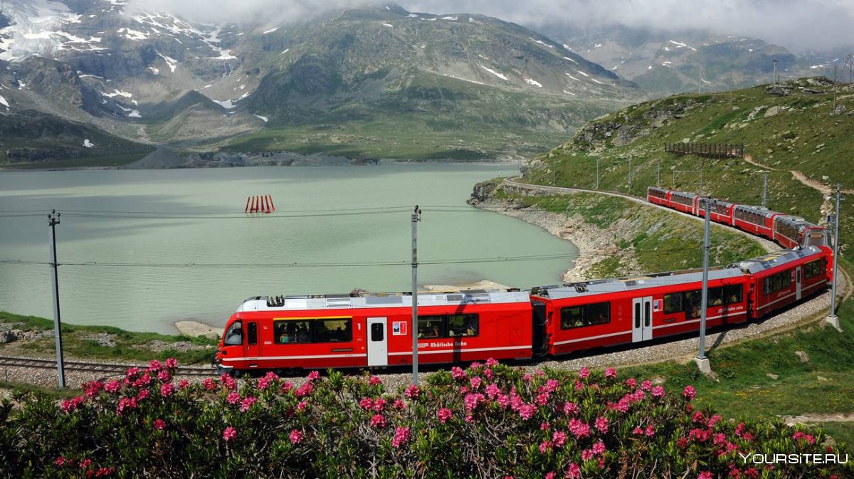 Швейцария Лугано поезд