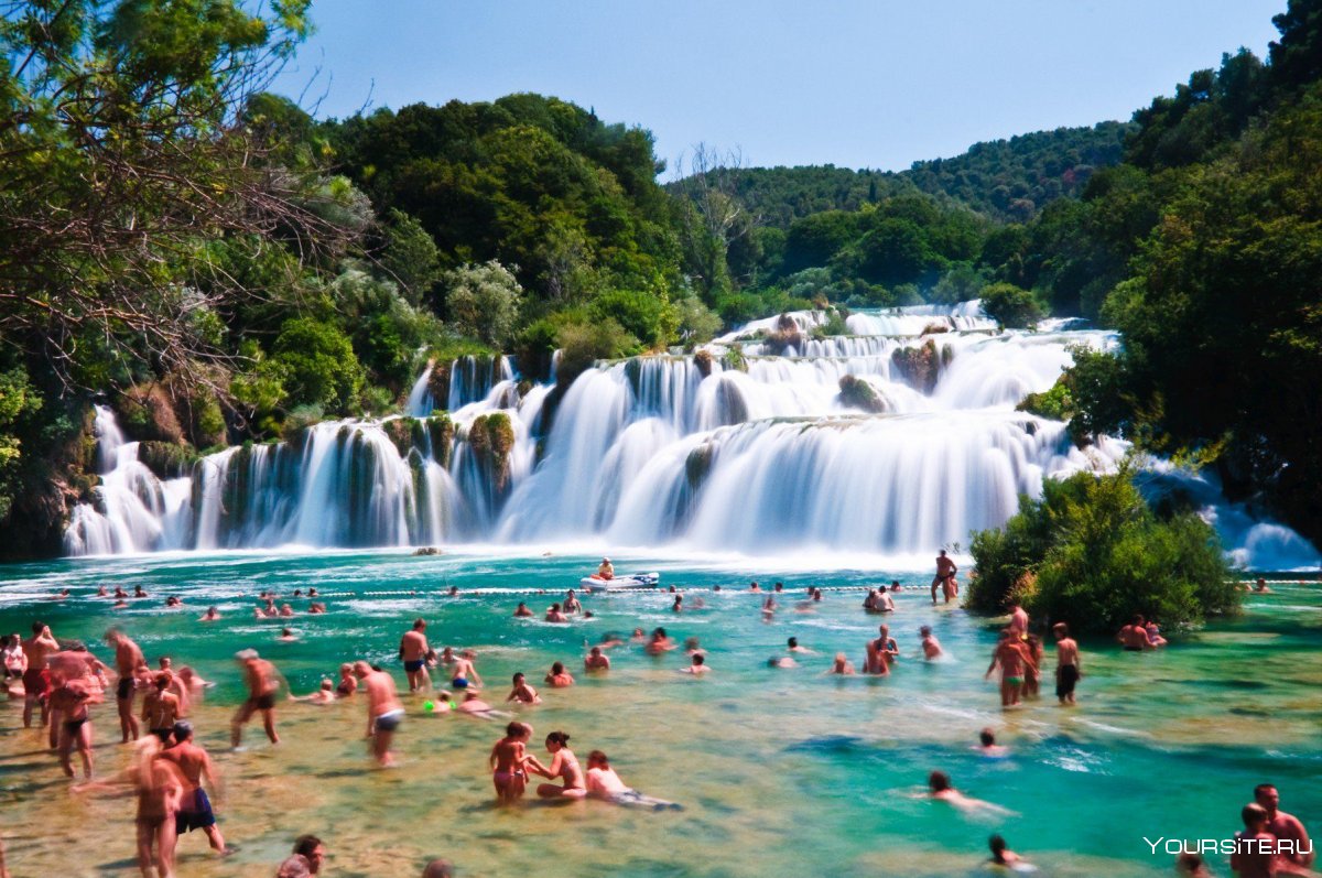 Хорватия парк КРКА водопады