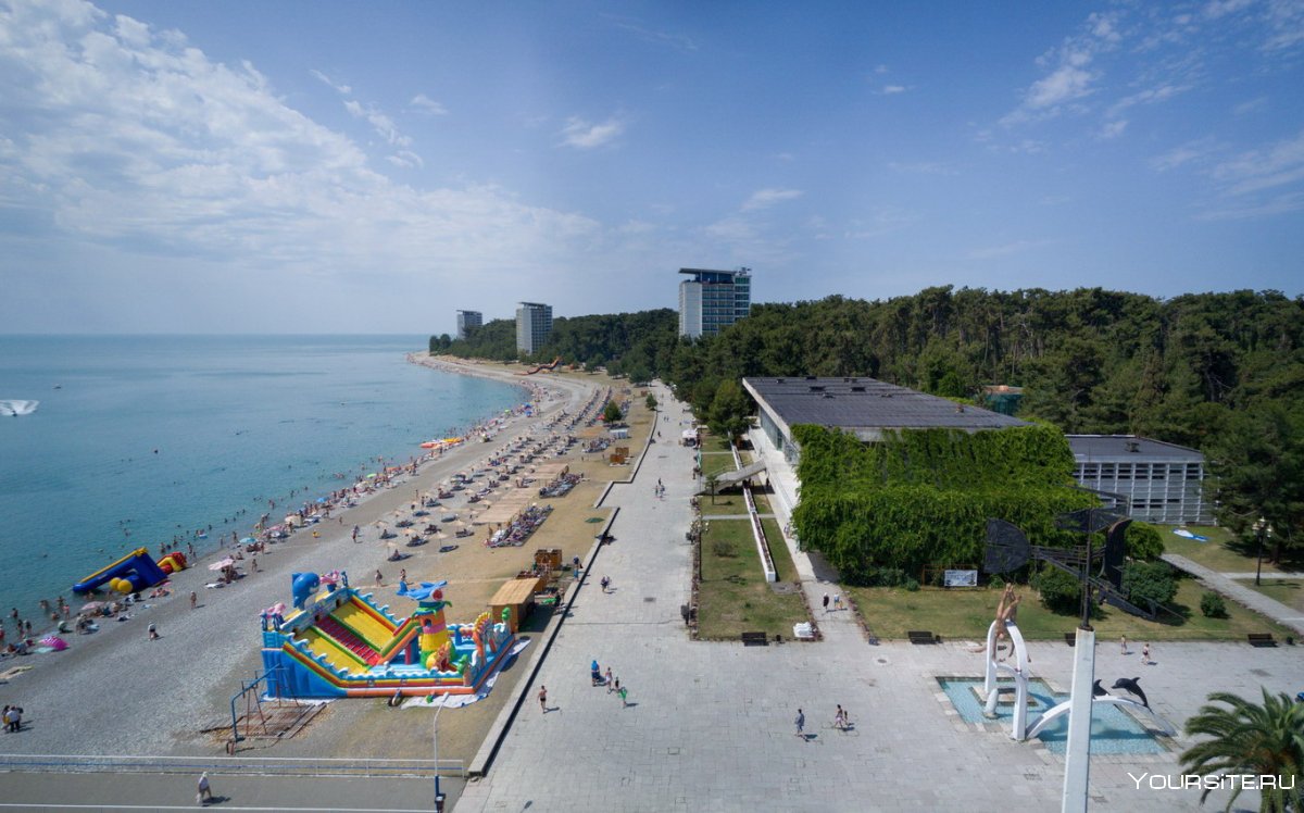 Пляж Бичвинта Пицунда