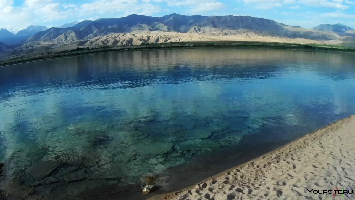 Озеро Аслыкуль Киргизия