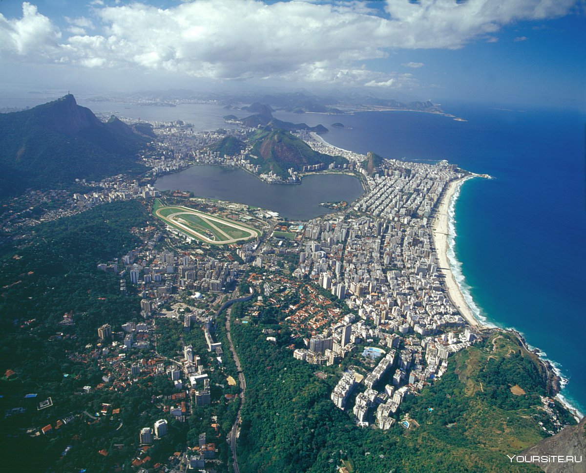 Рио де Жанейро с высоты птичьего полета