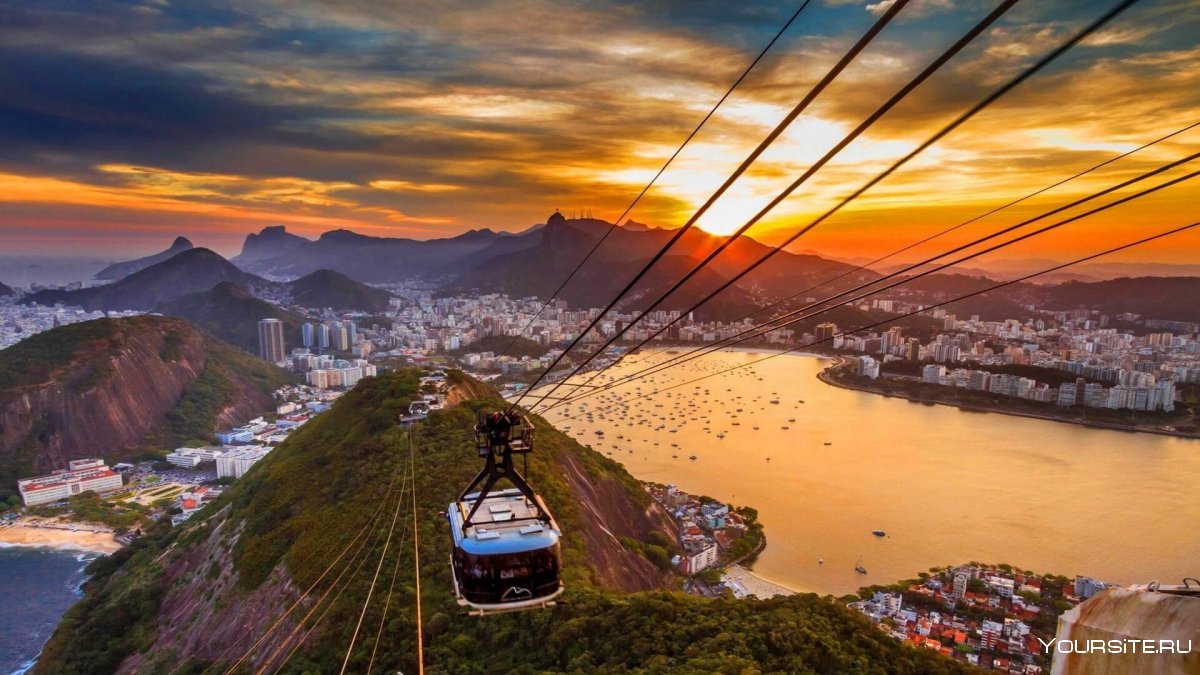 Канатная дорога в Бразилии