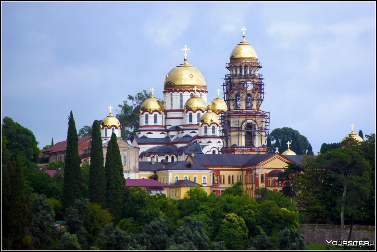 Абхазия новый Афон монастырь море