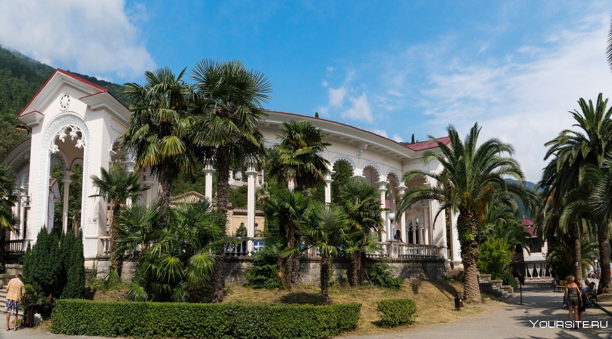 Белые скалы Абхазия отель