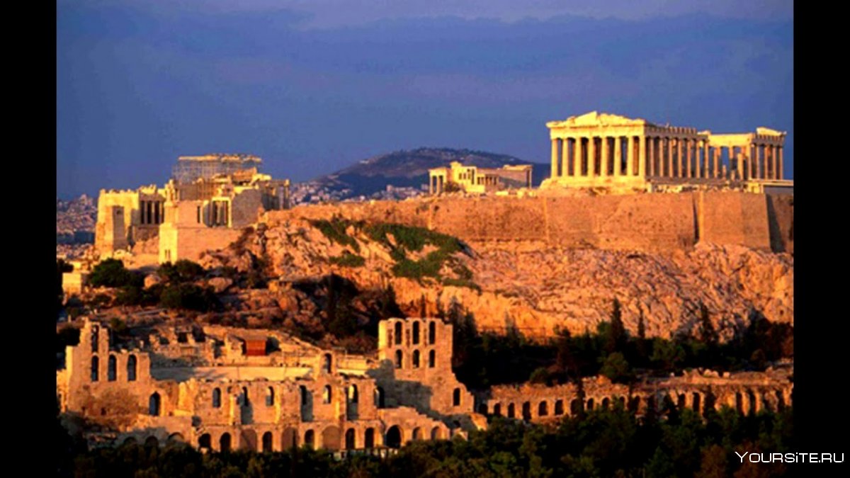 Гора Акрополь в Афинах