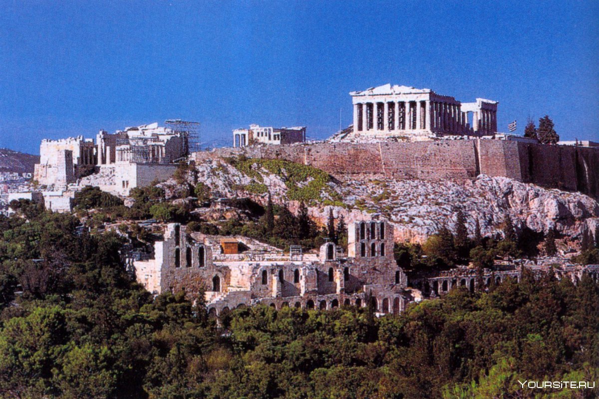 Италия Афинский Акрополь