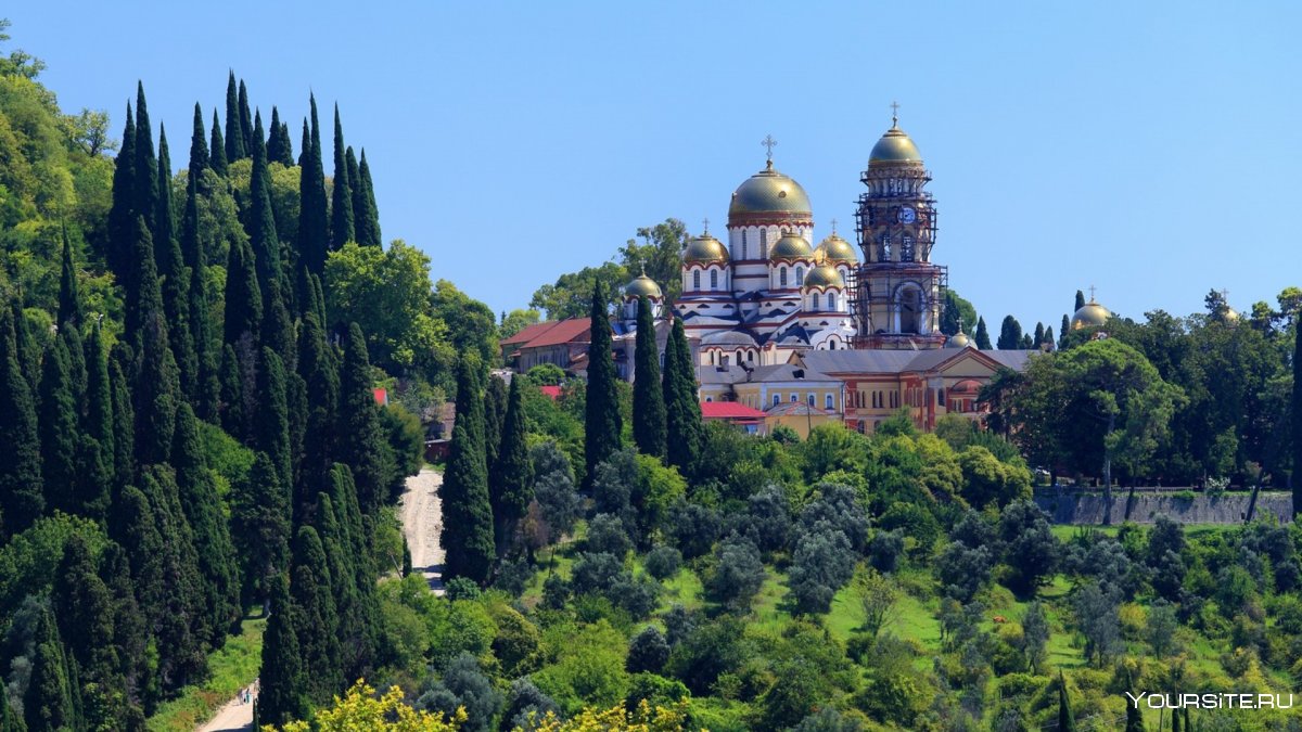 Новоафонский монастырь Абхазия HD