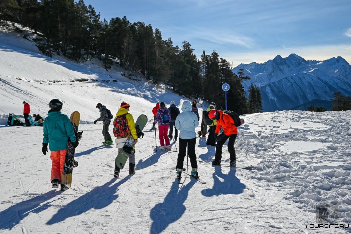 Гора Архыз горнолыжный курорт