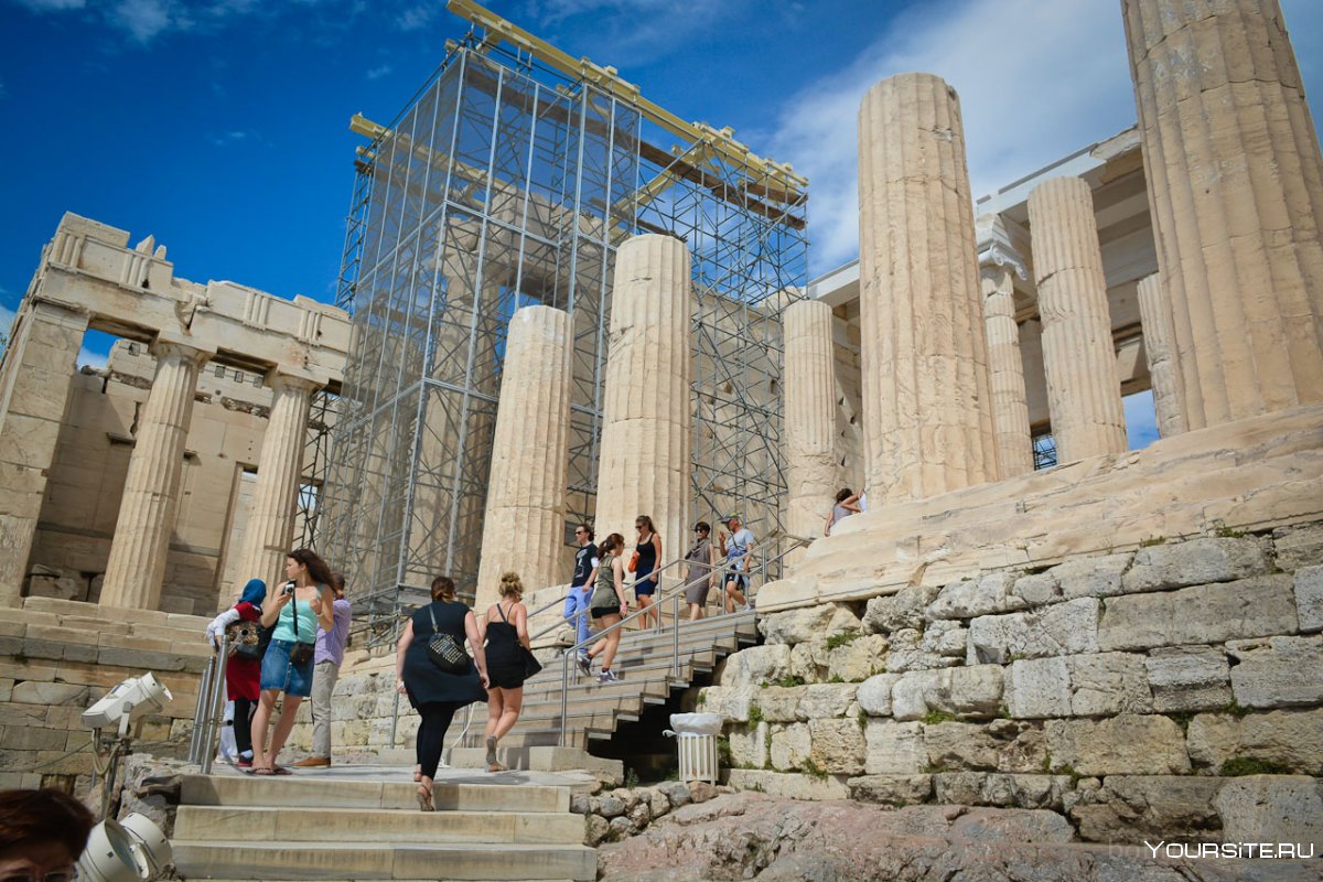 Парфенон храм Афины в древней Греции