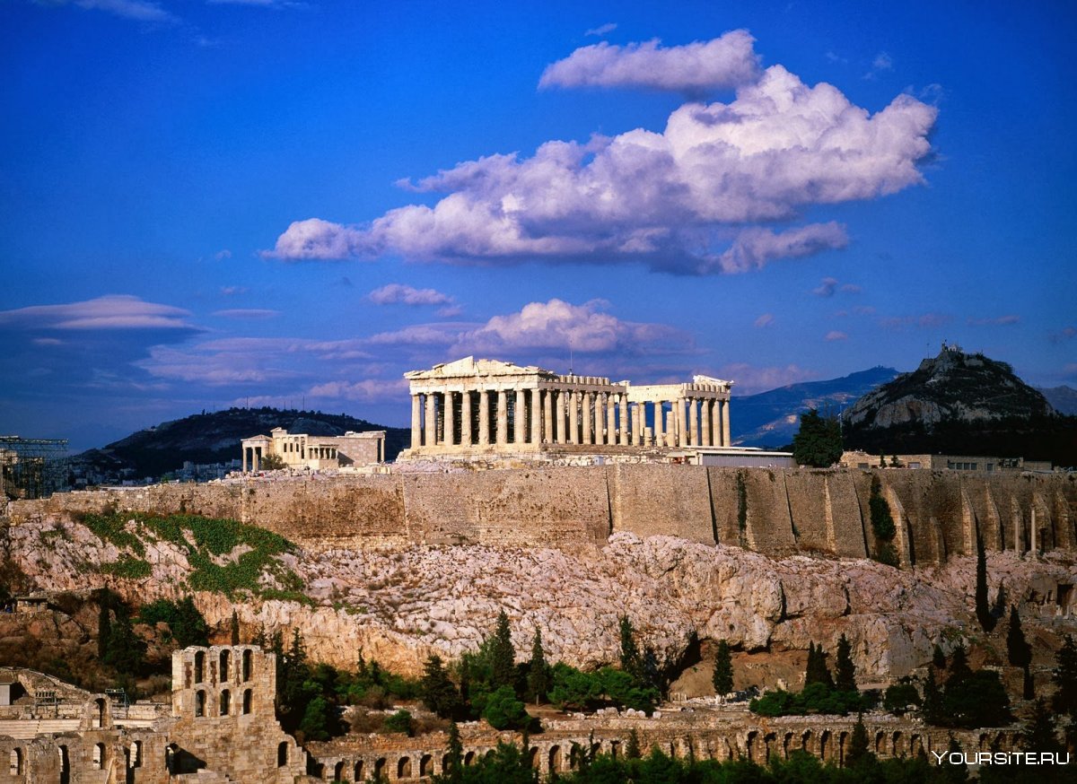 Греция Парфенон Акрополь
