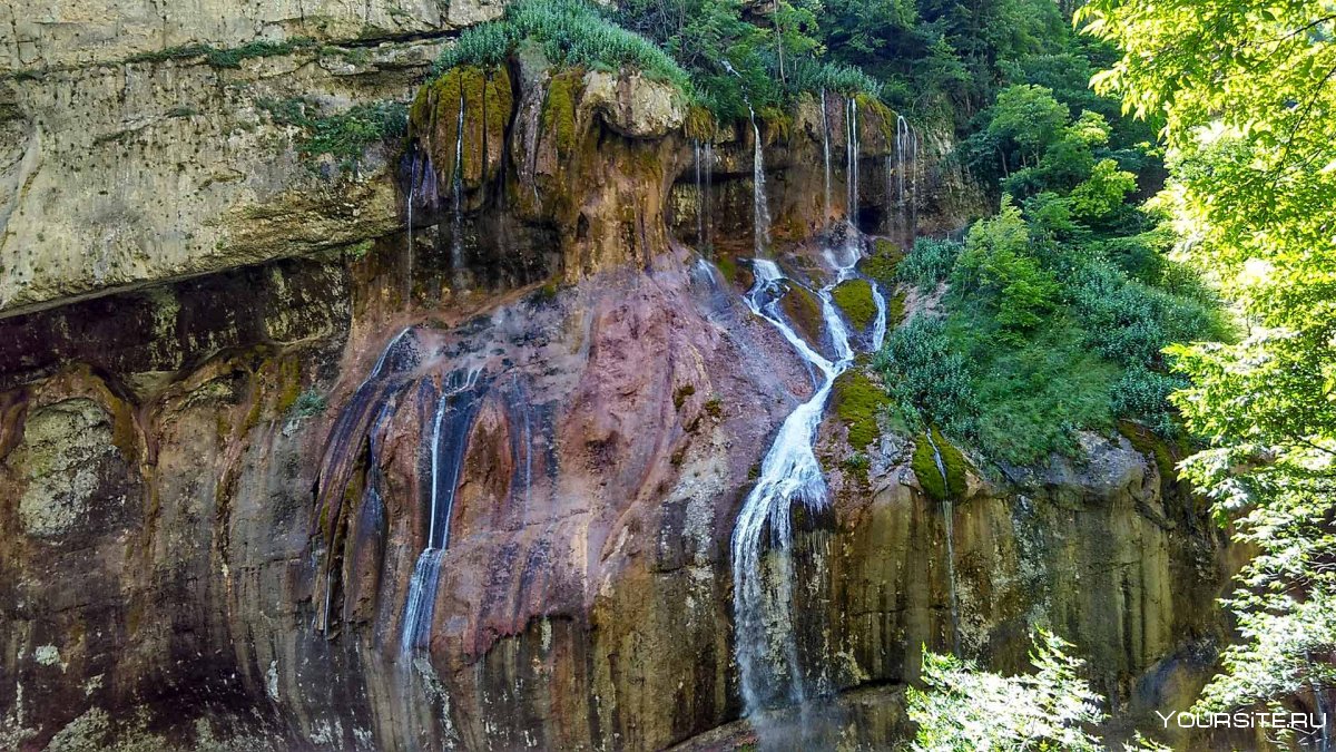 Верхняя Балкария Чегемские водопады